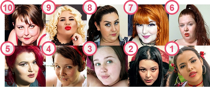 The 10 Sexiest BBW cam models who love Blowjobs